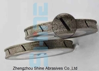 ISO 1F1 Metal Bağlantı 8 Inch Cbn Döşeme Tekerleği Alüminyum Vücut